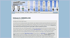 Desktop Screenshot of 1000hps.com